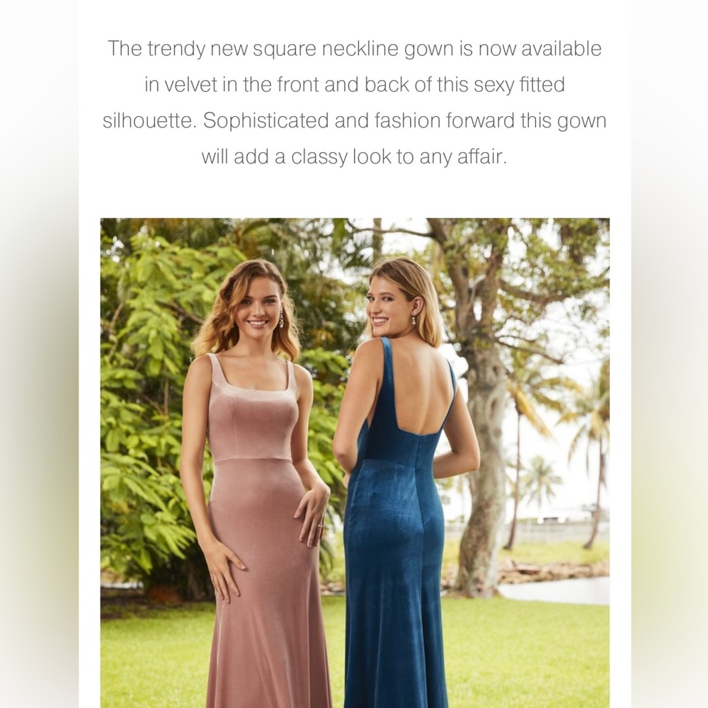 Christina Wu Velvet Maxi Dress